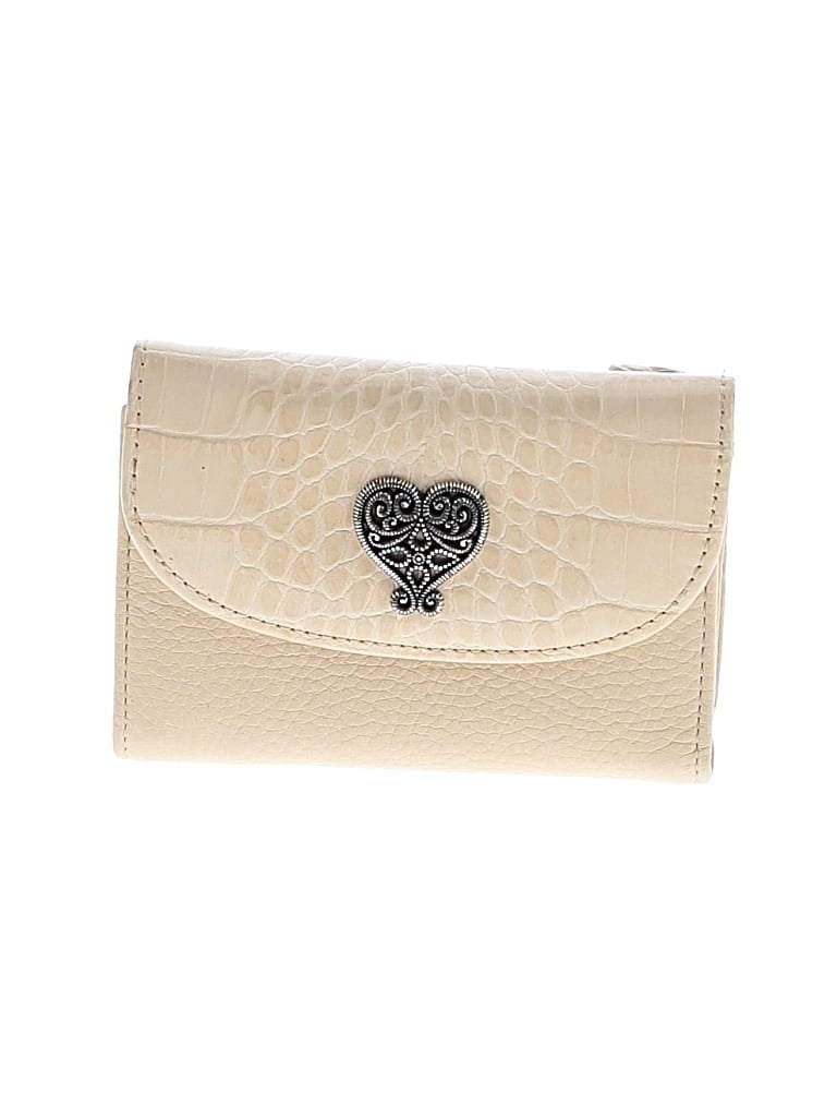 Pre-owned Brighton Leather Wallet In Ivory