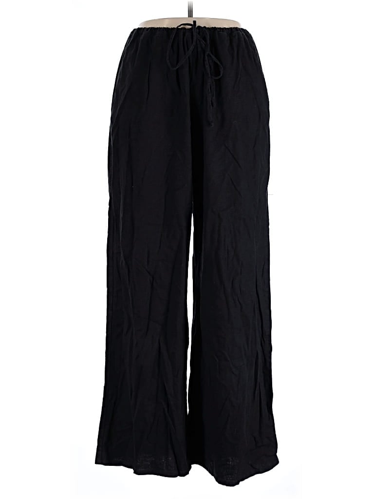 Pre-owned Open Edit Casual Pants In Black
