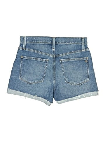 Madewell High-Rise Denim Shorts in Burke Wash: Button-Front Edition (view 2)