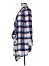 New York Laundry 100% Polyester Plaid Blue Kimono Size M - photo 5