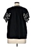 Old Navy 100% Cotton Black Short Sleeve Blouse Size XL - photo 2
