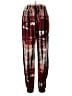 Derek Heart Print Red Casual Pants Size M - photo 1