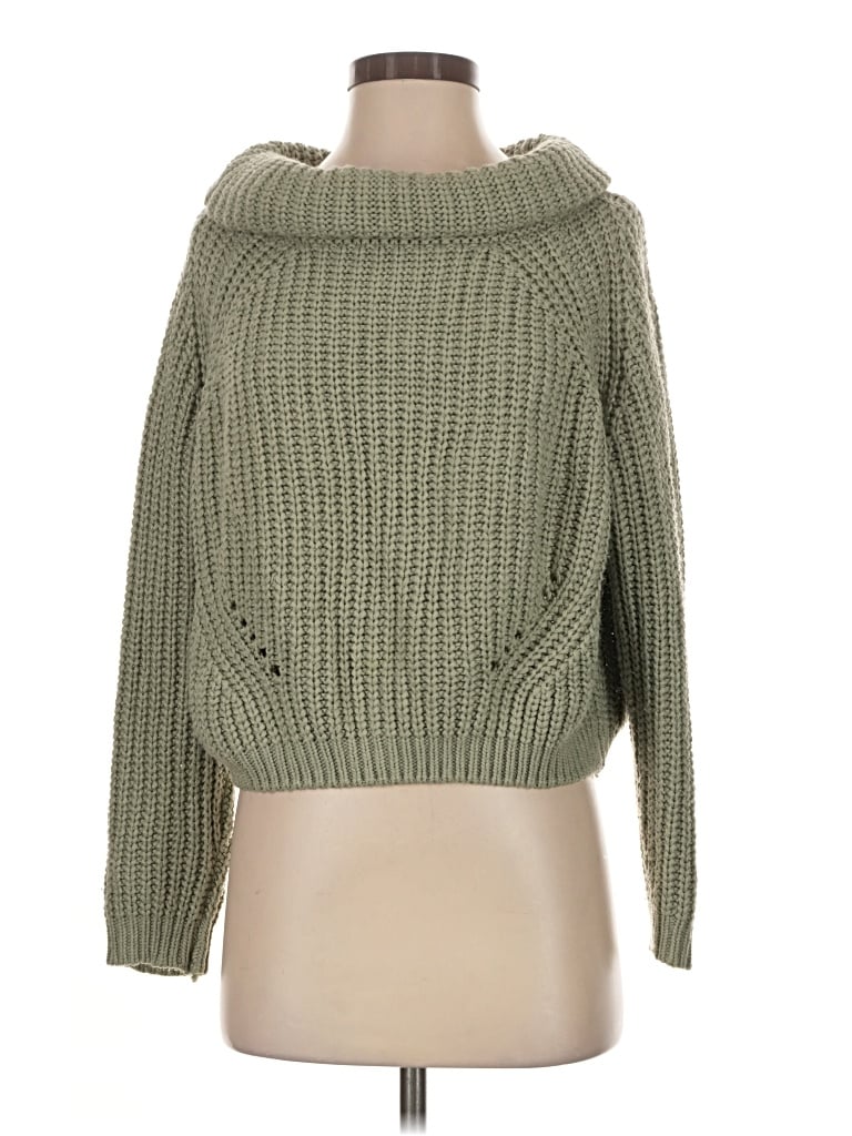 Pre-owned Moon & Madison Pullover Sweater In Green