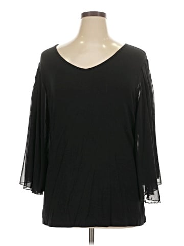 Ravel 3/4 Sleeve Top (view 1)