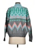 &merci Chevron-herringbone Gray Pullover Sweater Size S - photo 2