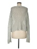 James Perse Metallic Silver Pullover Sweater Size Med (2) - photo 2