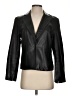 Siena Studio 100% Leather Black Blazer Size 4 - photo 1