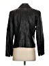 Siena Studio 100% Leather Black Blazer Size 4 - photo 2