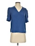Joie 100% Silk Blue Short Sleeve Blouse Size XS - photo 1