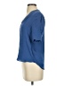 Joie 100% Silk Blue Short Sleeve Blouse Size XS - photo 5