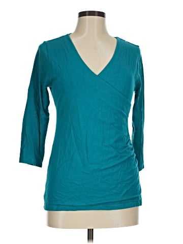 Soft Surroundings 3/4 Sleeve Top (view 1)