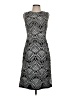 Prabal Gurung 100% Polyester Animal Print Silver Cocktail Dress Size 4 - photo 1