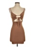 GRAFFITI Brown Cocktail Dress Size S - photo 1