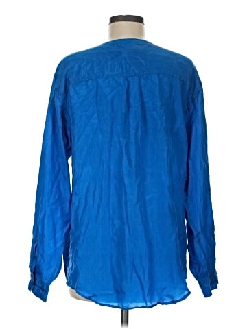 Joule Long Sleeve Silk Top (view 2)