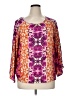 Chico's Purple 3/4 Sleeve Top Size XL (3) - photo 1