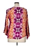 Chico's Purple 3/4 Sleeve Top Size XL (3) - photo 2