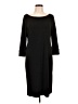 Kasper Solid Black Casual Dress Size L - photo 1