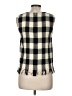 Zara Basic Checkered-gingham Black Sweater Vest Size M - photo 2