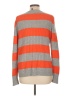 Talbots Stripes Orange Pullover Sweater Size L - photo 2
