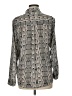 Express 100% Polyester Animal Print Gray Long Sleeve Blouse Size M - photo 2