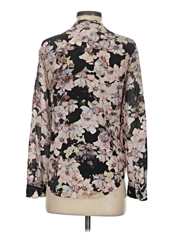 Rebecca Taylor Long Sleeve Silk Top (view 2)