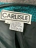 Carlisle Tweed Teal Wool Blazer Size 8 - photo 6