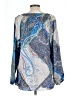 Chico's 100% Polyester Paisley Blue Long Sleeve Blouse Size Lg (2) - photo 2