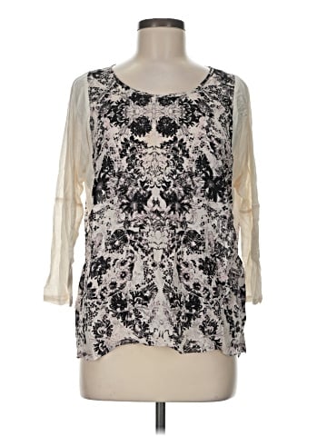 Rebecca Taylor 3/4 Sleeve Silk Top (view 1)