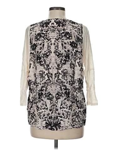 Rebecca Taylor 3/4 Sleeve Silk Top (view 2)