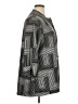 JM Collection Houndstooth Gray Coat Size XL - photo 4