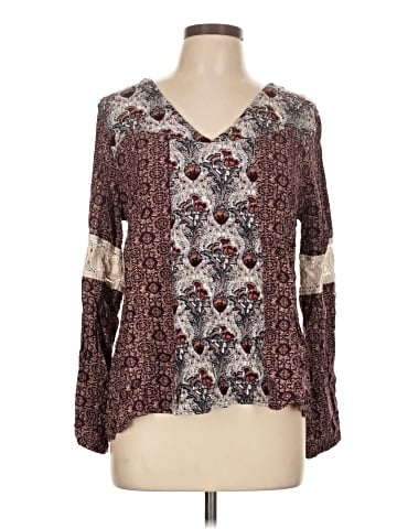 Charlotte Russe Long Sleeve Blouse (view 1)