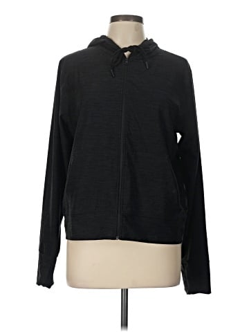 Peach Zip Up Hoodie (view 1)