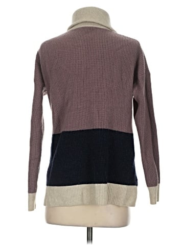Madewell Glenbrook Half-Zip Pullover Sweater in Colorblock (view 2)