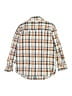 Carter's 100% Cotton Plaid Orange Long Sleeve Button-Down Shirt Size 8 - photo 2