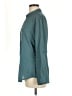 Love Squared 100% Polyester Teal Long Sleeve Blouse Size M - photo 5