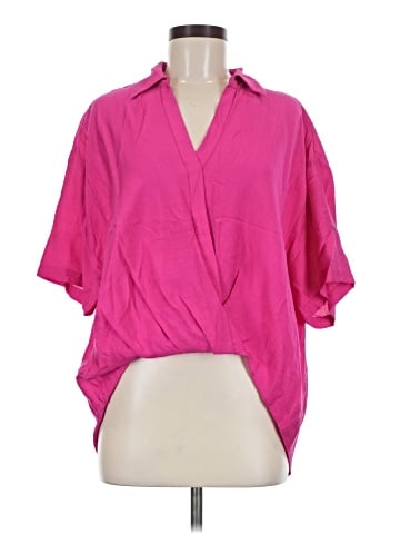 RACHEL Rachel Roy Short Sleeve Blouse (view 1)