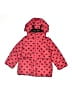 The Children's Place 100% Polyester Hearts Red Snow Jacket Size 3T - photo 1
