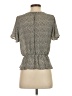 Sienna Sky 100% Polyester Gray Short Sleeve Blouse Size XS - photo 2