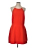 Gianni Bini Solid Red Orange Cocktail Dress Size 12 - photo 1