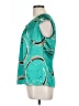 The Limited 100% Polyester Green Teal Sleeveless Blouse Size L - photo 5