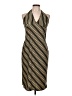 Ruby Stripes Brown Cocktail Dress Size L - photo 1