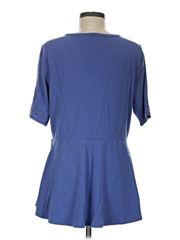 Isaac Mizrahi LIVE! Short Sleeve Top (view 2)