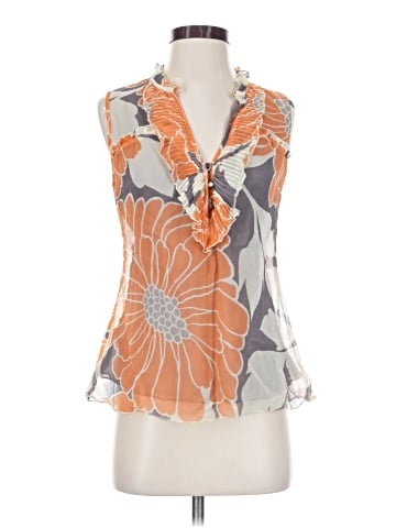 Tabitha Sleeveless Silk Top (view 1)