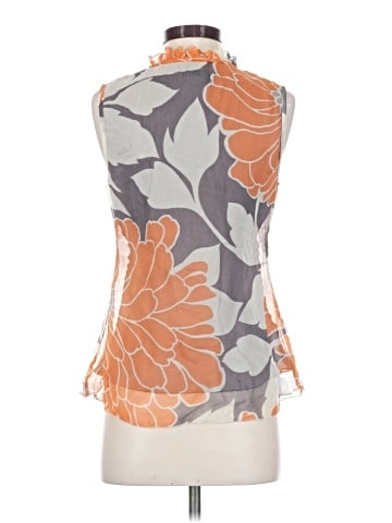 Tabitha Sleeveless Silk Top (view 2)