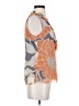 Tabitha 100% Silk Orange Sleeveless Silk Top Size 4 - photo 4