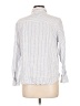 Gap Stripes White Long Sleeve Button-Down Shirt Size L - photo 2