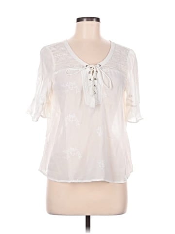 American Eagle Outfitters 3/4 Sleeve Blouse (view 1)