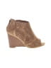 Moda Spana 100% Leather Tan Wedges Size 8 1/2 - photo 1