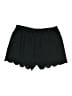 Madewell 100% Polyester Hearts Black Shorts Size M - photo 2