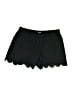 Madewell 100% Polyester Hearts Black Shorts Size M - photo 1